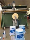 泰安啤酒箱塑料箱平面丝印机厂家半自动丝印机