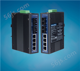 EKI-2526S - 4+2光纤端口单模非网管型工业以太网交换机 - 研华 Advantech