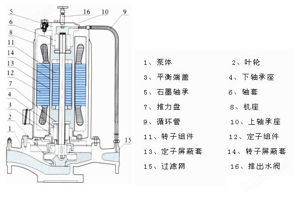 立式管道泵结构原理