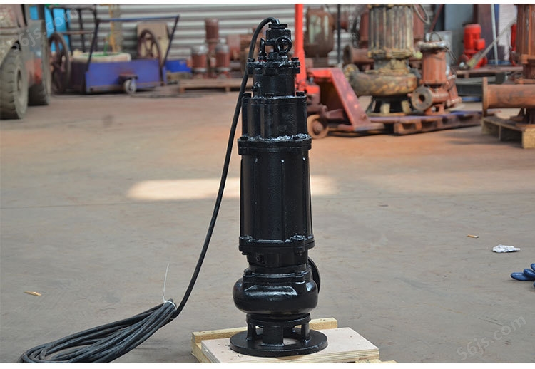 WQB型移动式防爆型潜水排污泵铸铁材质4kw污水提升管道泵示例图15