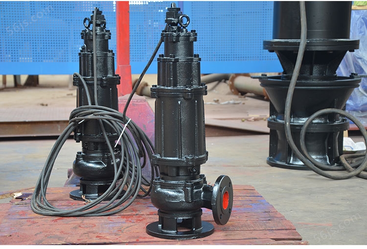 WQB型移动式防爆型潜水排污泵铸铁材质4kw污水提升管道泵示例图16