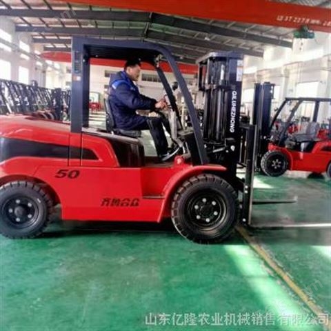 工地砖厂搬运车 3.5吨柴油叉车 建筑工程越野叉车