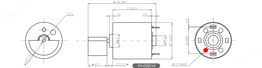 TRF-020CH电动玩具微型电机
