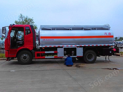 解放15方12吨油罐车加油车运油车_汽油柴油运输专用车图片