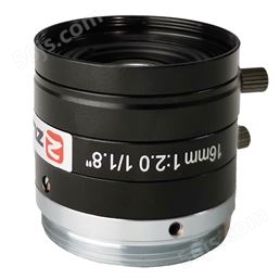 工业镜头VM1620MP5    1/1.8英寸16mm 500万像素机器视觉镜头